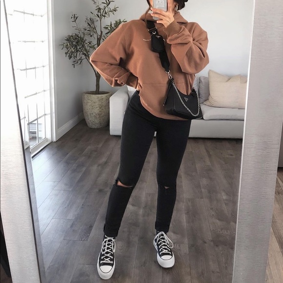 Denim - Black High Waisted Skinny Jeans